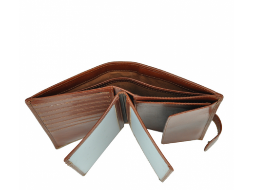 Мужское кожаное портмоне Tiding Bag SM7-8006C коричневый