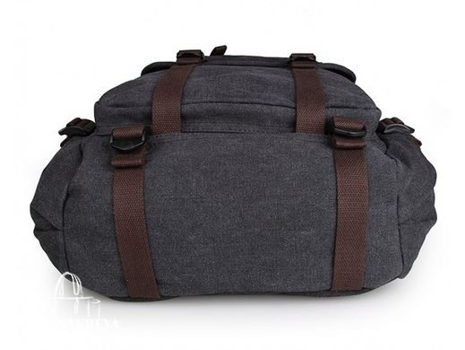 Мужской рюкзак из канваса Tiding Bag 9023A черный