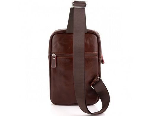 Слинг через плечо мужской кожаный Tiding Bag A25-6896R