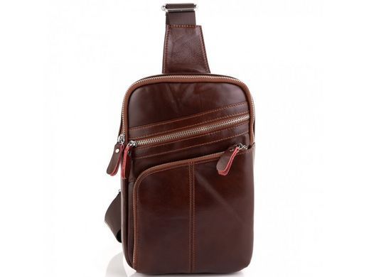 Слинг через плечо мужской кожаный Tiding Bag A25-6896R