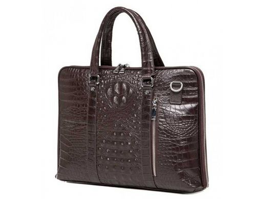 Мужская кожаная сумка Tiding Bag A25F-17359C коричневый