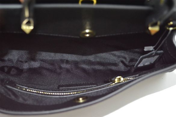 Жіноча шкіряна сумка Italian fabric bags 8988-5 black