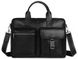Кожаная мужская сумка для ноутбука Royal Bag RB058A черный 2