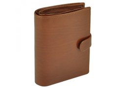 Мужское кожаное портмоне Tiding Bag SM7-8010C коричневый
