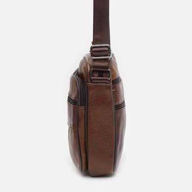Сумка через плече шкіряна чоловіча Keizer K18460br-brown