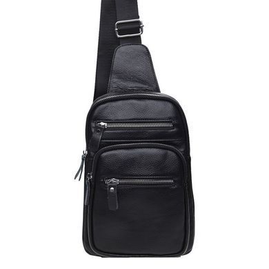 Мужской кожаный мессенджер Keizer k18791-black черный