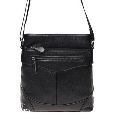 Сумка через плечо мужская кожаная Borsa Leather K17801-black