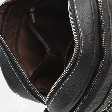 Сумка мужская кожаная Borsa Leather K12221-black