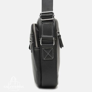 Сумка мужская кожаная Borsa Leather K12221-black