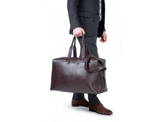 Мужская кожаная дорожная сумка BlamontBlamont Bn072C коричневый