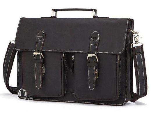 Мужская кожаная сумка-портфель Bexhill Bx1061B коричневый