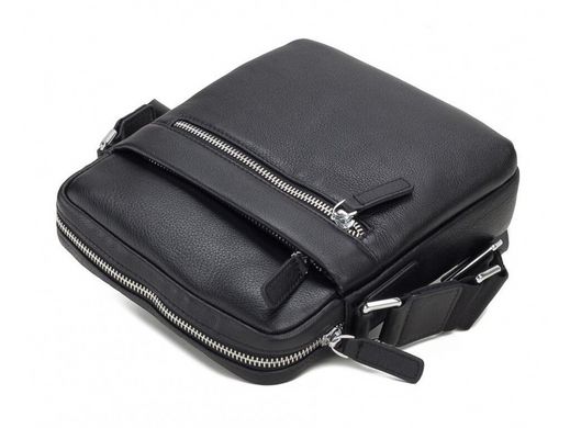 Мужской кожаный мессенджер Tiding Bag M900-1A черный