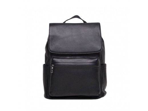 Мужской кожаный рюкзак Tiding Bag NB52-0802A черный
