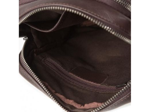 Мужской кожаный черный мессенджер Tiding Bag M47-21109-1