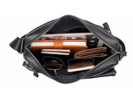 Мужская кожаная сумка мессенджер Tiding Bag 9812A