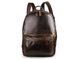 Мужской кожаный рюкзак Tiding Bag 7273Q коричневый 4