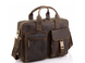 Сумка для ноутбука мужская кожаная Tiding Bag D4-058R 1