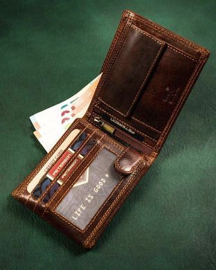 Гаманець чоловічий шкіряний Peterson PTN WL-0305-COM