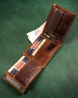 Гаманець чоловічий шкіряний Peterson PTN WL-0305-COM