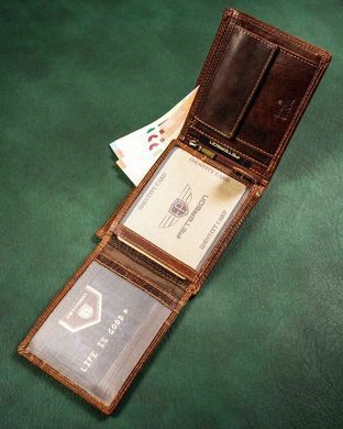 Гаманець чоловічий шкіряний Peterson PTN WL-0305-COM