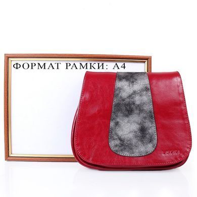 Сумка женская LASKARA LK-DD217-red-croco