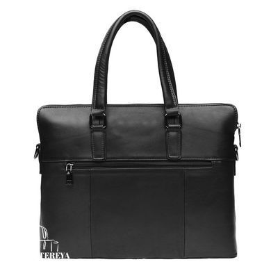 Мужская кожаная сумка для ноутбука Keizer K18832-black черный