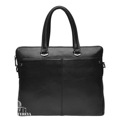 Мужская кожаная сумка для ноутбука Keizer K18832-black черный