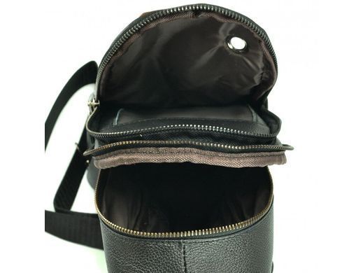 Мужской кожаный мессенджер Tiding Bag A25-396C коричневый