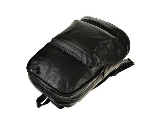 Мужской кожаный рюкзак Tiding Bag M8613A черный