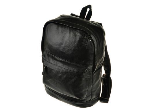 Мужской кожаный рюкзак Tiding Bag M8613A черный