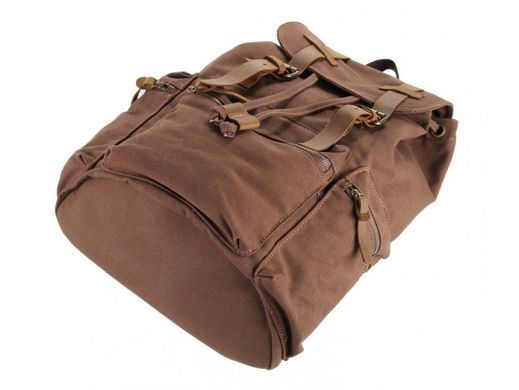 Рюкзак з канвасу Tiding Bag 9003B коричневий