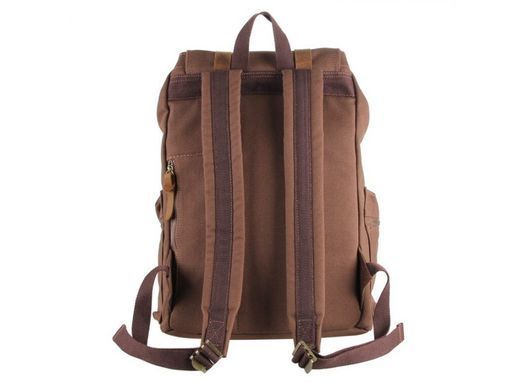 Рюкзак з канвасу Tiding Bag 9003B коричневий