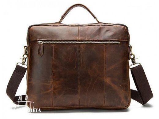 Кожаная мужская сумка для ноутбука Bexhill BX8001C коричневый