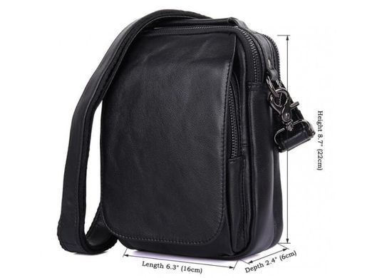 Мужской кожаный мессенджер Tiding Bag 1012A