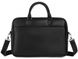 Кожаная мужская сумка для ноутбука Royal Bag RB026A черный 4