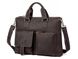 Мужская кожаная сумка для ноутбука Tiding Bag 7264R коричневый 1
