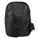Мужской кожаный мессенджер Borsa Leather 1t1022m-black черный 3