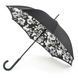 Зонт-трость женский полуавтомат Fulton Bloomsbury-2 L754 Black, flowers (Черный, цветы) 1
