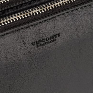 Сумка чоловіча шкіряна Visconti S9 Eden (Black)