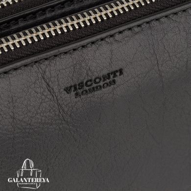 Сумка мужская кожаная Visconti S9 Eden (Black)