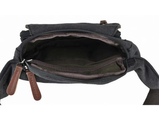Чоловіча сумка на пояс Tiding Bag 8836A чорний
