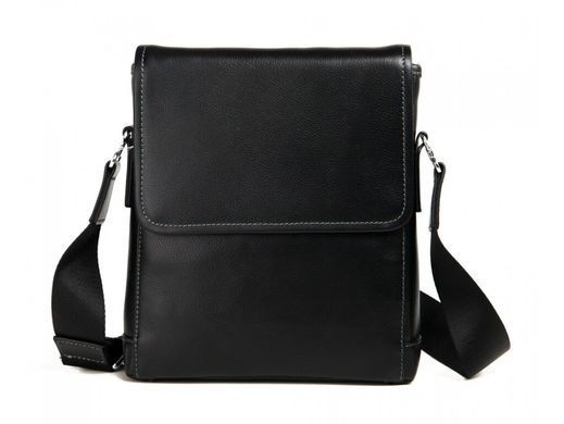 Мужской кожаный мессенджер Tiding Bag M685-1A черный