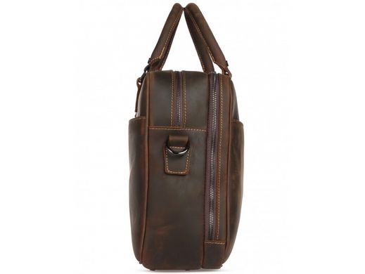 Кожаная мужская сумка для ноутбука Royal Bag RB026A черный