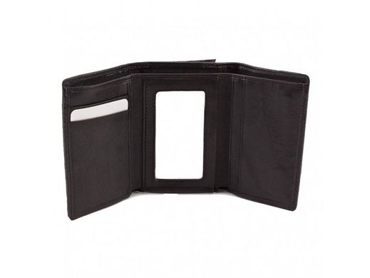 Кожаный кошелек Horton Collection TRW-8580A-A черный
