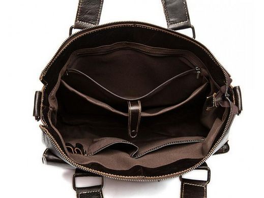 Мужская кожаная сумка для ноутбука Tiding Bag 7264R коричневый