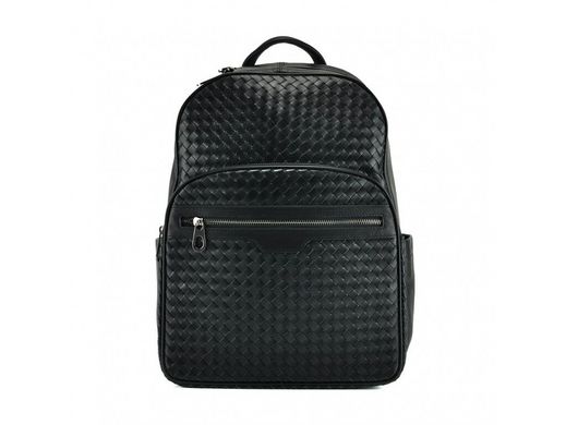 Мужской кожаный рюкзак Tiding Bag B3-8601A черный