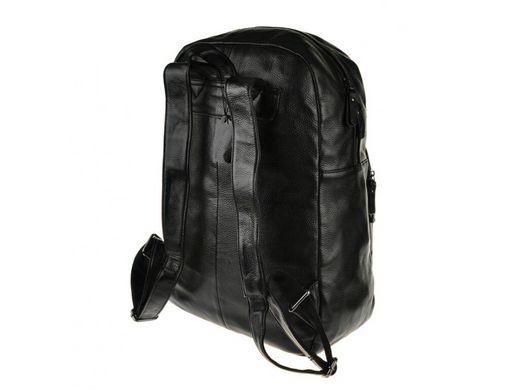 Мужской кожаный рюкзак Tiding Bag M8685A черный