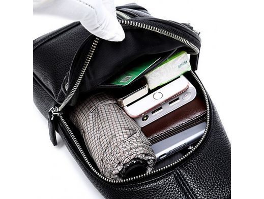 Сумка-слинг через плечо мужская кожаная Tiding Bag A25F-5427A
