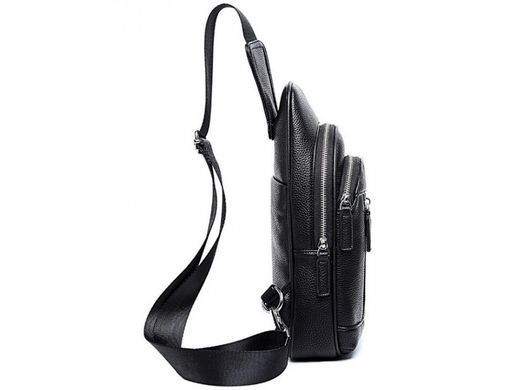 Сумка-слинг через плечо мужская кожаная Tiding Bag A25F-5427A