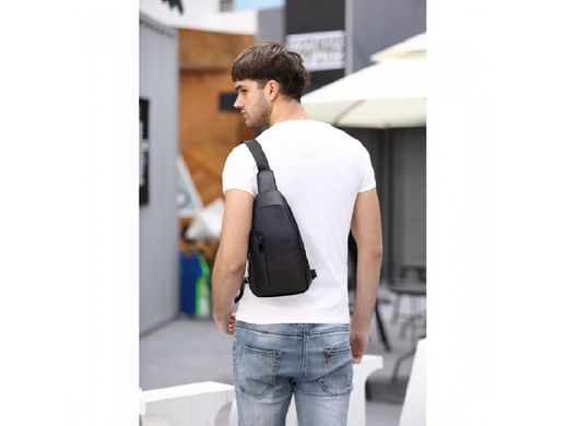 Сумка слинг мужская кожаная Tiding Bag FL-A25F-5038A